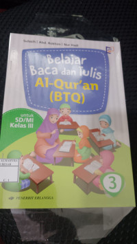 Image of Belajar Baca dan Tulis Al-Qur`an (BTQ) Untuk SD/MI Kelas 3