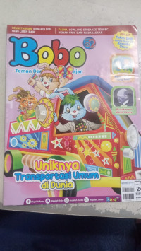 Bobo: Uniknya Transportasi Umum di Dunia ( Edisi 24)