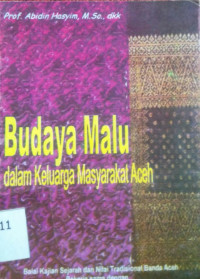Budaya Malu