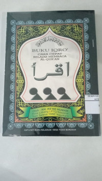 Buku Iqro`: cara cepat belajar membaca A-Qur`an