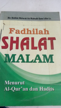 Fadhilah Shalat Malam