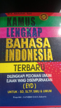 Kamus Lengkap Bahasa Indonesia Terbaru