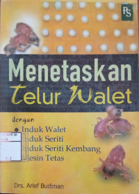 Menetaskan Telur Walet