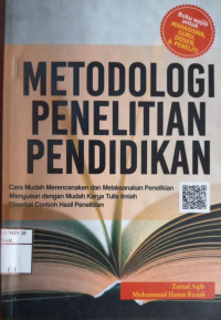 Metodologi Penelitian Pendidikan