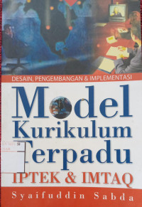 Model kurikulum Terpadu IPTEK & IMTAQ