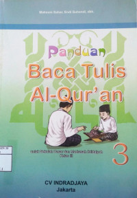 Panduan baca tulis Al-quran Kelas III jil 3