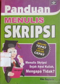 Panduan menulis Skripsi