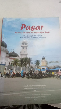 Pasar dalam konsep masyarakat aceh