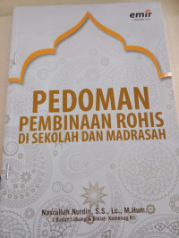 Pedoman Pembinaan Rohis disekolah dan madrasah