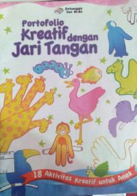 Portofolio kreatif dengan jari tangan