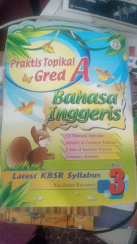 Praktis Topikal Gred A: Bahasa Inggeris